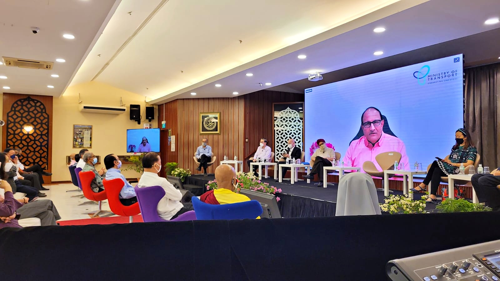 Conference LED screen and presentation setup in Singapore